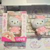 Hello Kitty Heart Talking I Love You Led Glowing Toy Kawaii Night Light Sanrio Animation Toys Valentine'S Day