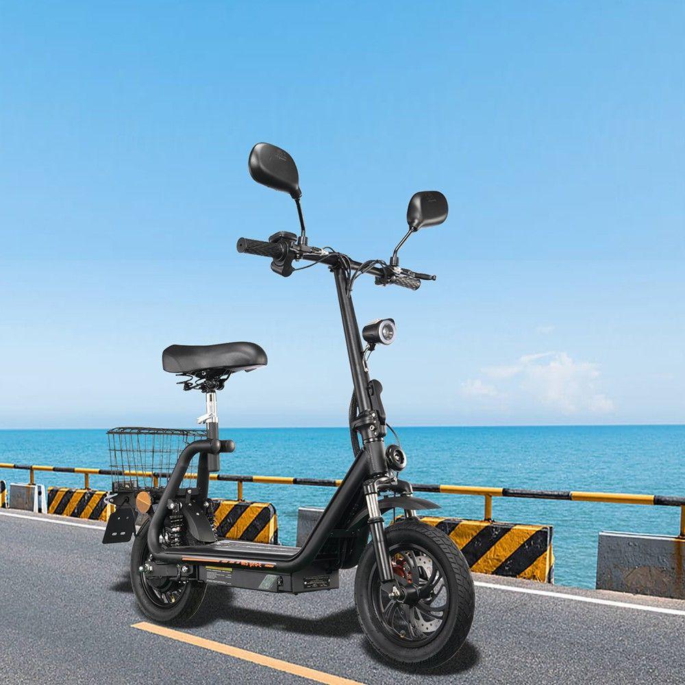 Electric Scooter Twofish M5 Pro 500W Motor Dual Disc Brakes 12" Tire With EEC Certification E-Scooter 48V 13Ah Max Range 30Km