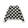 Checkerboard Crewneck Sweatshirt Men Sweatshirt Black VN0A5H98J0Z