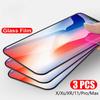 3pcs  Full Cover Protective iPhone 14 11 Pro Max 12 13 Mini 15 16 16e Screen Protector XS Max XR XS X 7 8 6 6s Plus SE 2 2020 Tempered Glass Film