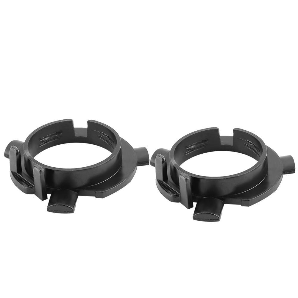 2pcs LED Car H7 Headlight Bulb Adapter Base Retainer Holder for Kia K5 Hyundai Santafe