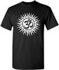 Om Aum Yoga Hindu Sanskrit God Symbol Adult Black T-Shirt Tee
