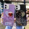 Mirror Heart Glitter Case for Samsung A12 A51 A71 A50 A52 A32 A72 Redmi Note 9 10 8 Pro Honor 10X Lite 8A 7A 7C 9A 9S Silicone Case Cover Phone Bumper