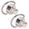 2pcs 1 4 Inch DRing Stainless Steel Camera Screw for Tripod Monopod Quick Release Plate