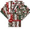 Merry Christmas Scrapbooking Paper Pad, 24pcs Junk Journaling Craft Paper, Single-Sided Vintage Scrapbooking DIY Decorative Cardmaking Supplies