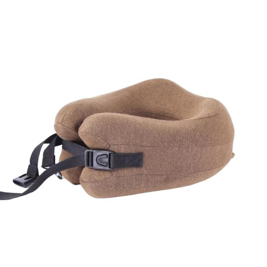 Подушка U-образной формы с защитой от затылка из пеноматериала с эффектом памяти, толстая эластичная, медленно отскакивающая, подушка для шеи для путешествий