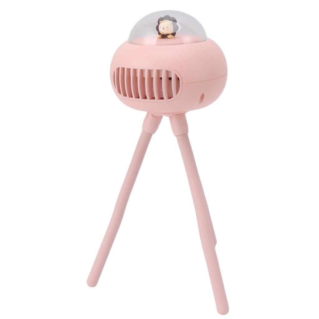 Baby Stroller Fan Portable Battery Operated Small Fan 4 Gear Speed Flexible Octopus Bladeless Fan for Camping Travel