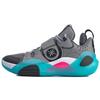 Li Ning All City 8 Non-Slip Wear-Resistant Low-Top Basketball Shoes Men Sneakers Gray Blue ABPQ005-1
