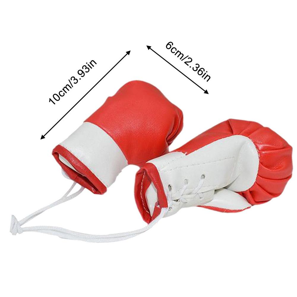 Мини боксерские перчатки, украшения для автомобиля, 2 шт., боксерские перчатки для зеркала автомобиля, боксерские перчатки для дома, украшения для сумки автомобиля