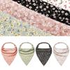 Floral Head Kerchief Scarf Daisy Triangle Head Scarves Hairband Straps Hair Bandana Women Girl