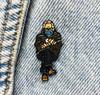 New Enamel Pin Sleeping Bernie Sanders Metal Connector 1 Piece