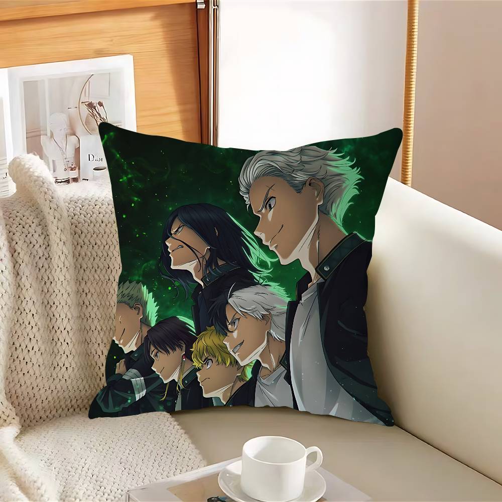 WIND Anime BREAKER Office Cushion Pillowcase Car Cushion Cover45X45CM Lumbar Pillowcase Sofa Pillowcover