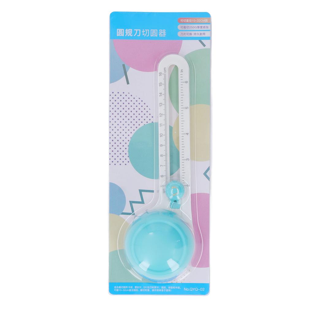 Circular Paper Cutter 360 Degree Rotation Clear Scale Slide Adjustment Anti Slip  Paper Trimme