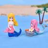 Pretty Mermaid Figurines For Aquarium Artificial Mermaid Ornaments Fish Tank