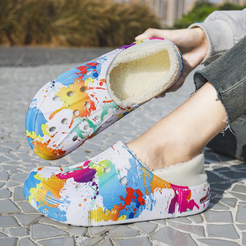 Fashion Women's Winter Slippers Soft Warm House Indoor Fashion Men Couples Boys Girl Shoes Comfortable Eva Soft Sole Light Weight