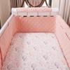 Soft Double Layer Crepe Baby Crib Rail Mat - Children's Crib Guard