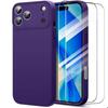 Protective Case - BOOLING - for iPhone 17 Pro Max - Slim Shockproof Silicone Night Purple - 2 Screens
