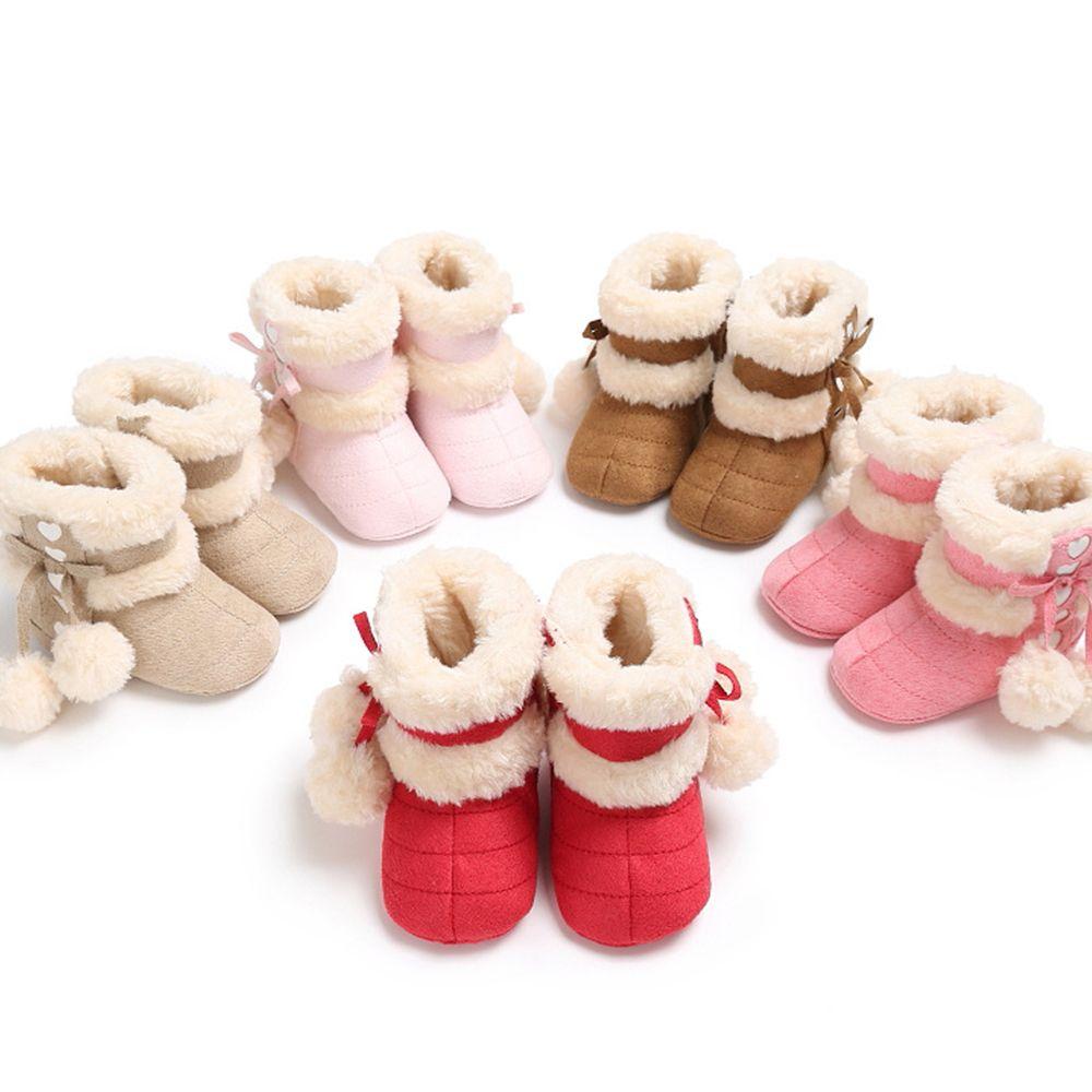 Prewalker Newborn Toddlers First Walkers Baby Shoes Infant Warm Boots