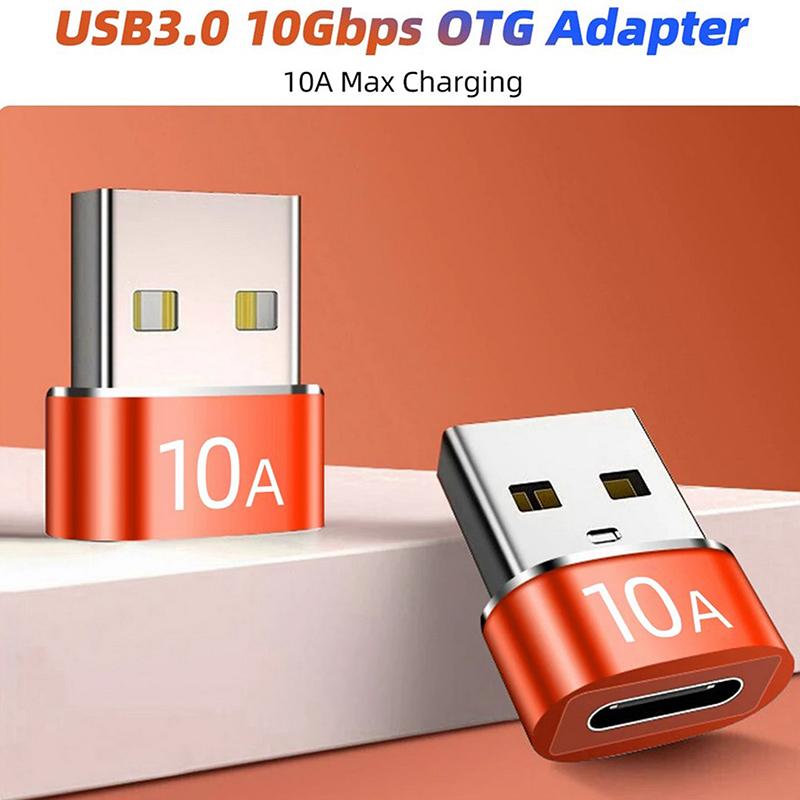 10A Usb 3.0 к Type C адаптер Otg Type C папа к Usb мама конвертер для ноутбука Usb C адаптер быстрой зарядки