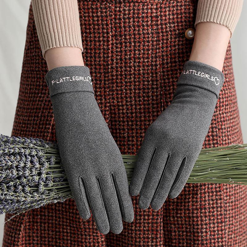 Теплые перчатки женские зимние бархатные уличные велосипедные спортивные перчатки для верховой езды утолщенные перчатки с сенсорным экраном