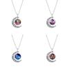 Cartoon Anime Movie Kpop Demon Hunter Moon Necklace Printed Photo Necklace Adjustable Sweater Chain Jewelry Accessory Gifts