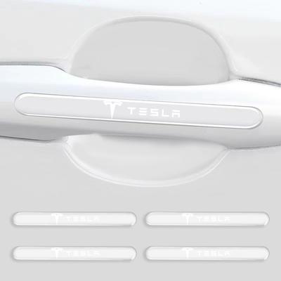 4 шт. Защитная наклейка на ручку двери автомобиля Автостайлинг для Model 3 Model S Model X Model Y Roadster
