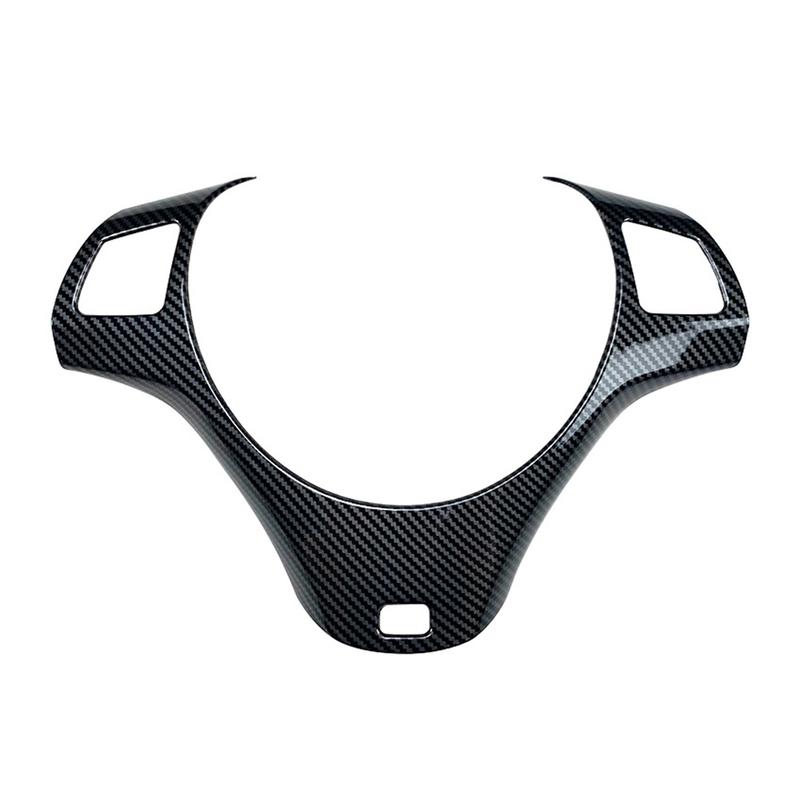 LHD Carbon Fiber Car Steering Wheel Trim For -BMW 3 Series E90 E92 E93 2005-2012 Car Steering Wheel Decoration Cover-M53K