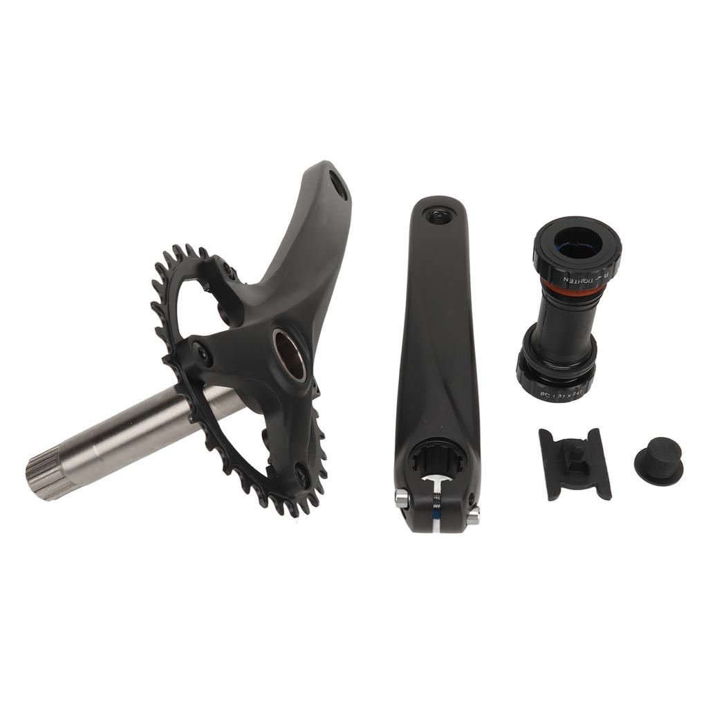 Кривошипная система для горного велосипеда 32T Полая Интегрированная Алюминиевый сплав Одинарная Звездочка Цепная передача Кривошипная система