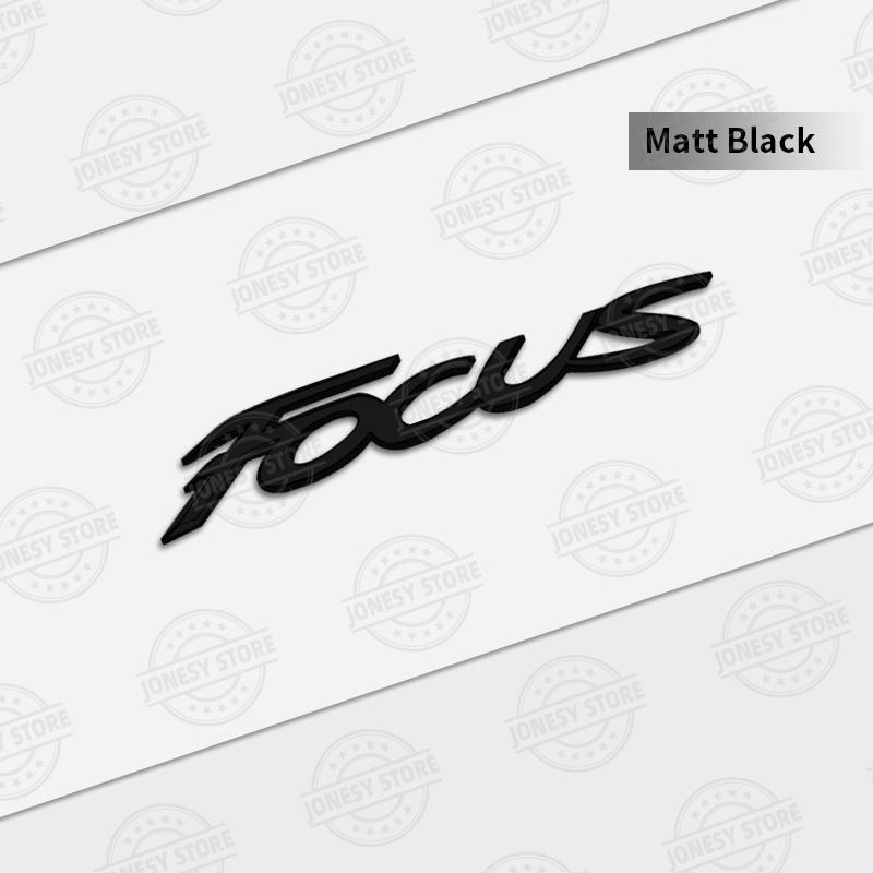 Auto Metal For Ford Focus Fiesta Logo RS ST Line MK2 MK3 MK4 3D Badge BMJU2 Lettering Decals Trunk Sticker Car Styling