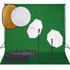 Day and Night - Day and Night Photo Studio Kit with Lights, Background and Reflector Set