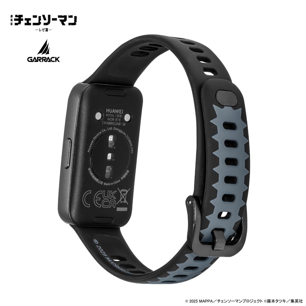 GARRACK Человек-бензопила Коллаборация Дендзи Кварцевые 5 ATM Водонепроницаемые AMOLED Черные Унисекс Часы, Модель, Механизм, Водонепроницаемость, Циферблат, HUC-CM-BD10-D, [Оригинал]