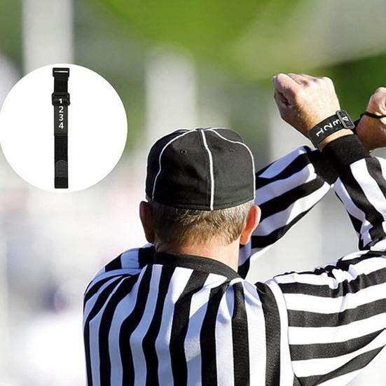 1/3/5 шт. регулируемая гибкая пряжка, эластичная лента, футбольный нумерованный индикатор опускания запястья, маркеры для футбольного двора, экипировка для футбольного рефери