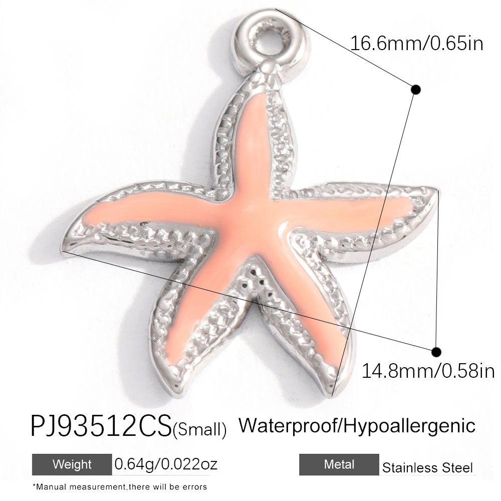 Heart Cat Dog Owl Oil Drop Ocean Style Pendants 18K Gold Plated Stainless Steel Charms Fashion Jewelry Gold Pendants