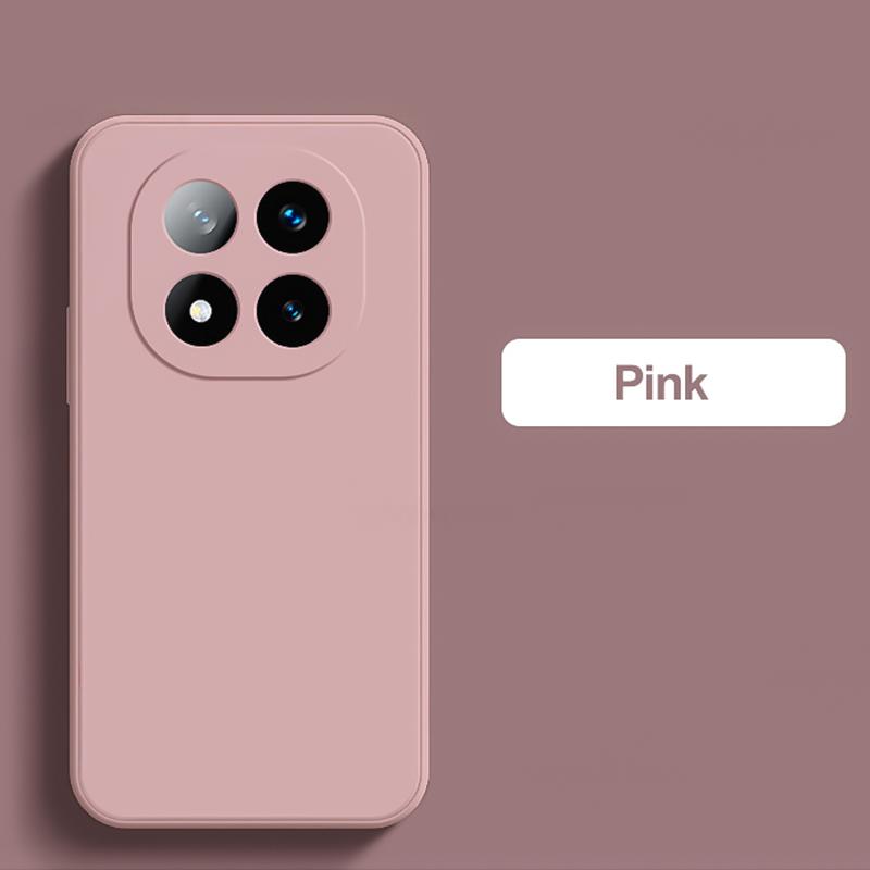 Мягкий чехол из жидкого силикона для Xiaomi Redmi Note 14 13 12 11 10 Pro Plus Redmi Note 12S 11S 10S Ударопрочный защитный чехол для телефона