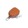 Epic Green Genuine Leather Key Case for Smart Key with Keychain and Coin Brown Women, Compatible, Carabiner, Multi-Pouch, Purse,