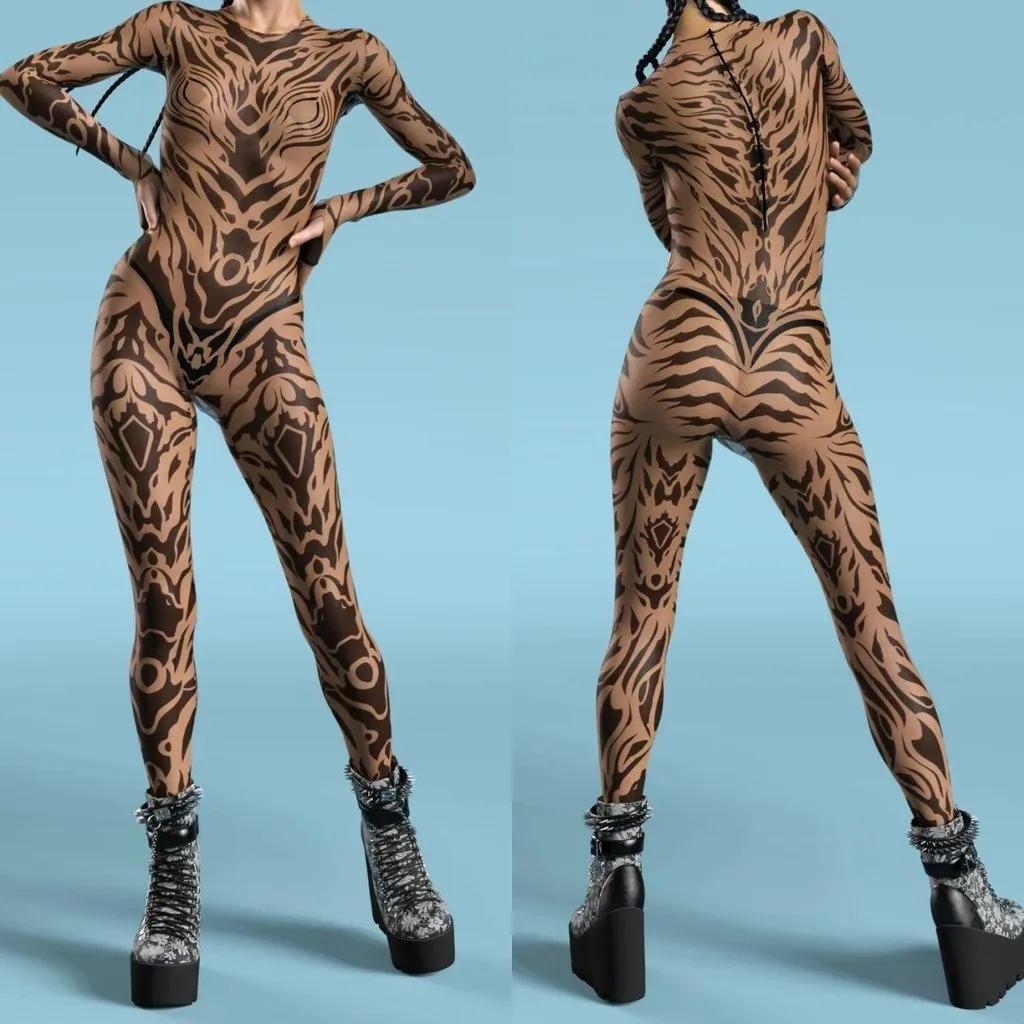 3D цифровая печать сценических костюмов для взрослых Хэллоуин Мероприятие Карнавал Тематическая вечеринка Костюм для косплея Костюм для ролевой игры Комбинезон