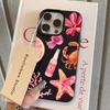 Силиконовый чехол для телефона с рисунком розовой морской звезды для iPhone 17 Pro 15 14 17 13 11 Pro Max 12 Plus, противоударные мягкие чехлы с рисунком личи