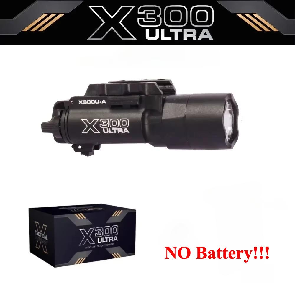 Тактический фонарь X300U-A с белым светодиодом для пистолета, Airsoft, шлема, оружия, разведки, 1000 люмен, подходит для планки 20 мм