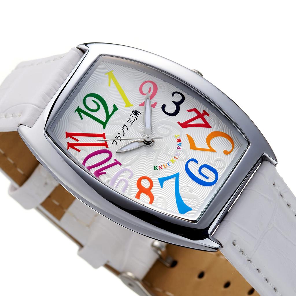 Frank Miura Reproduction Watch, One of Japan's Four Major Brands, Unit Zero Quartz Watch, Women's (Rainbow White)