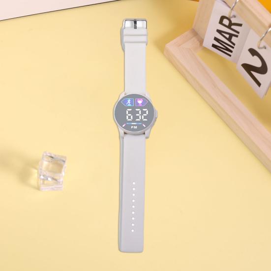 Умные часы LED Электронные наручные часы Силиконовый экран Дисплей Ремешок Детский Спорт Фитнес-трекер
