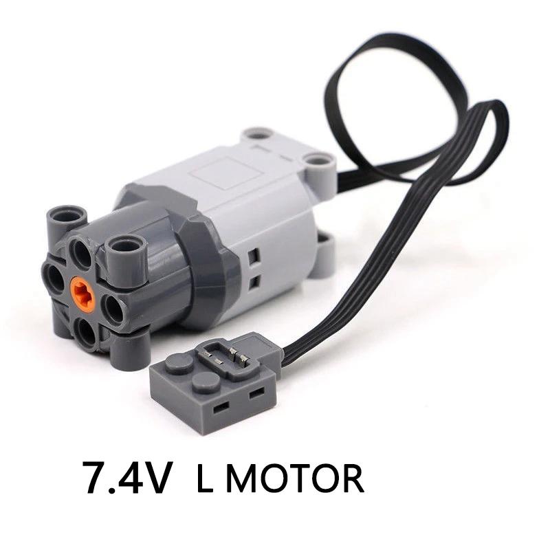 Технический Набор Моторов Детали Power Functions ИК Скорость Управление через Приложение Пульт Дистанционного Управления Батарейный Блок Серво Приемник Света PF Автомобильные Строительные Блоки