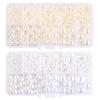 800pcs 3-14mm ABS Pearl Beads Round Handmade Jewelry Set Mixed Pearl Beads  Mobile Phone Chains