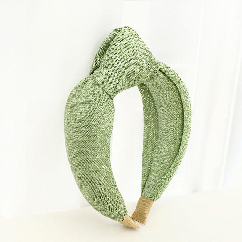 Аксессуары повязка на голову повязки для волос тканевые волосы сплошной цвет головной убор модные темпераментные дамы