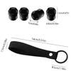 VW Hub Caps Tire Valve Stem Cap+Keychain Set Dustproof And Practical For Volkswagen GOLF Polo Tiguan VW GTI PASSAT