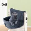 Cat Radiator Bed Hanging Cat Plush Bed with Strong Metal Frame Pet Winter Basket Hammock Hook Onto Radiator for Cats Up To 30kg