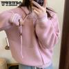 Casual Women's Hooded Knitted Sweater Autumn/Winter New Thick Hooded Sweater for Women