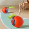 Cat Interactive Ball Toys Automatic Rolling Ball Faux Tail USB Rechargeable Smart Electric Pet Toy Dog Cat Teaser Training