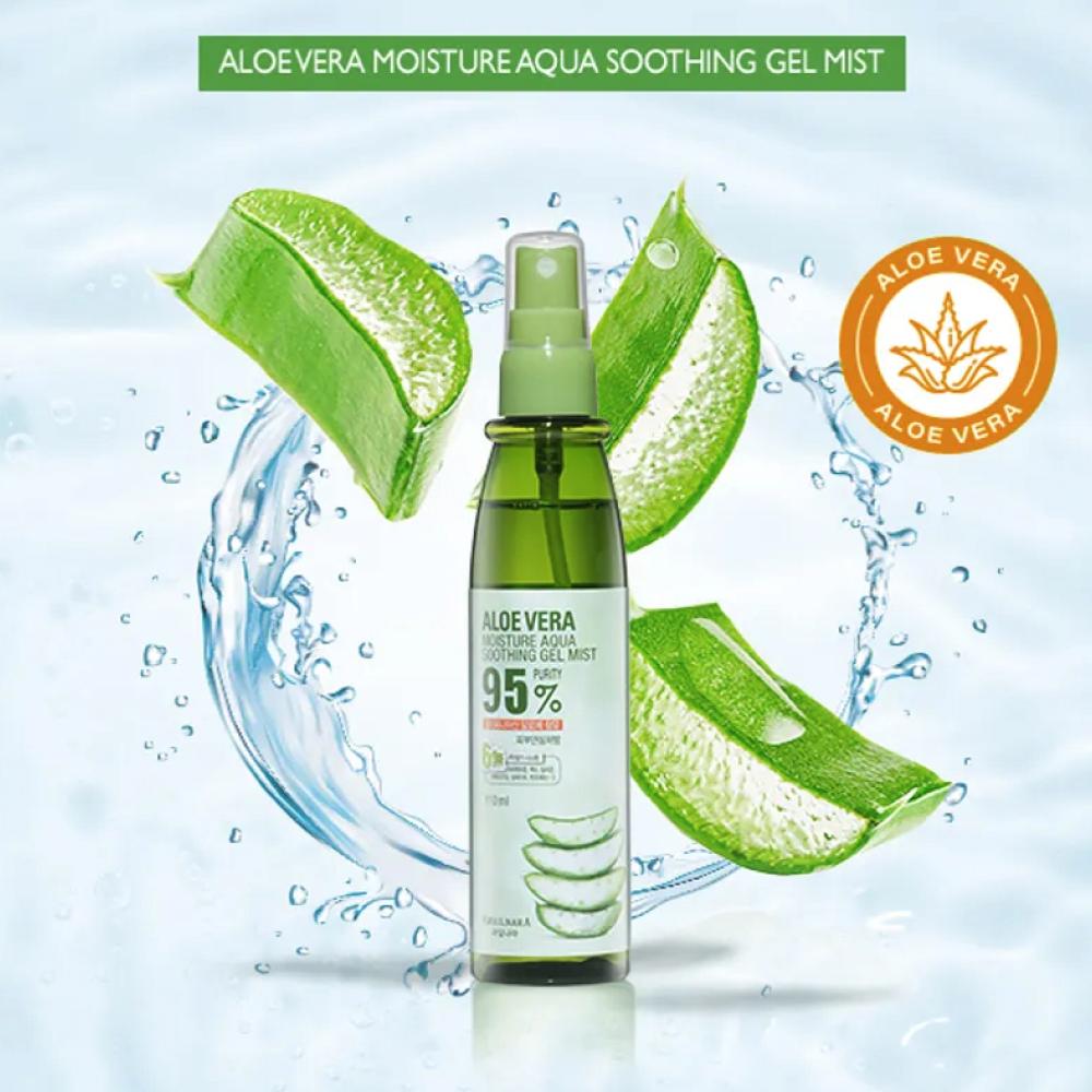 KWAILNARA Увлажняющий успокаивающий гель-мист / гель с алоэ вера