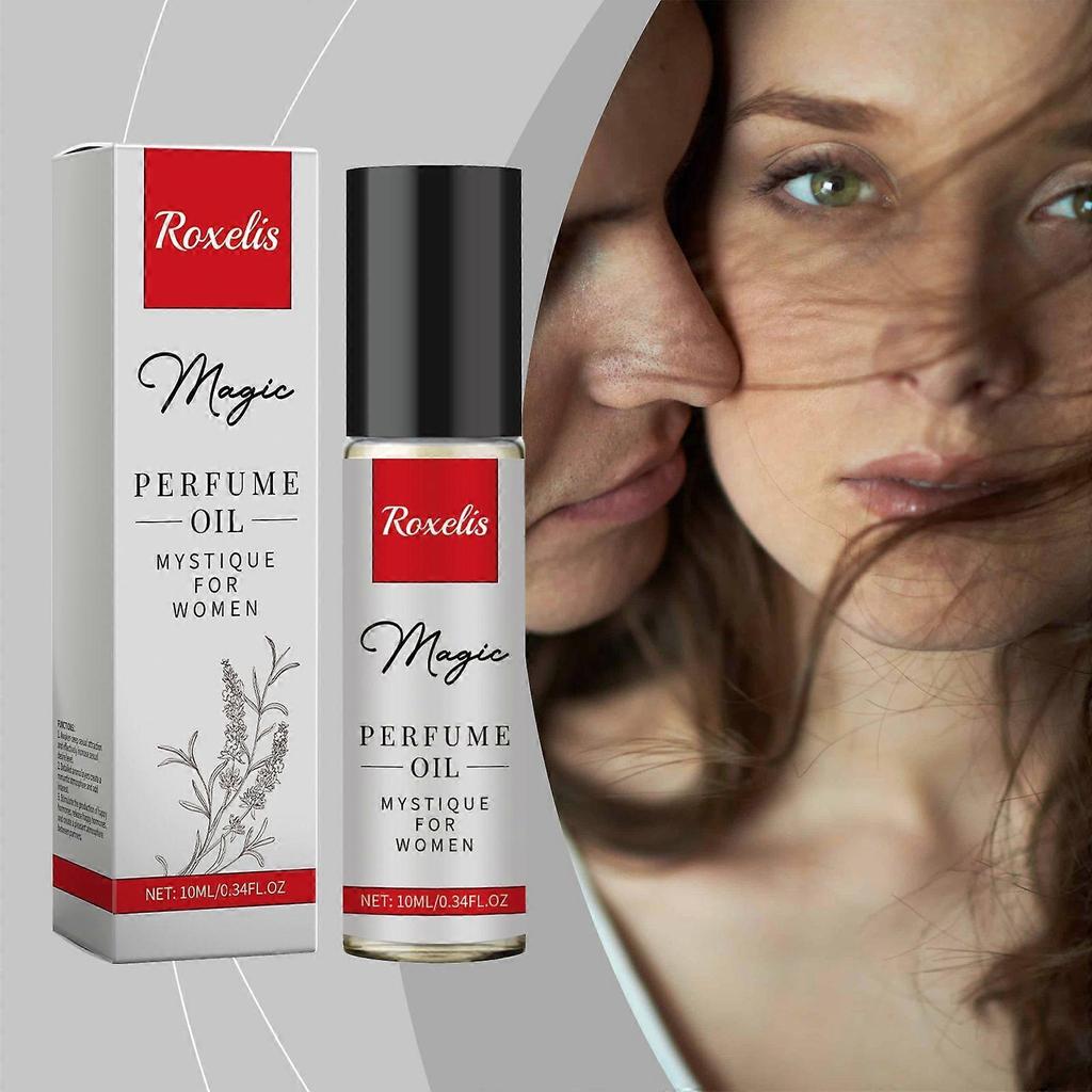 Roxelis Charming Pure Perfume Oil, Cologne Scent Pheromone, Romantic Fragrance, Long-Lasting, Portable Small Bottle Perfume