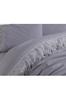 Комплект пододеяльников Wave 6шт, Пододеяльник 200x220, Простыня 240x260 Хлопковая ткань, Полный размер, Двойной размер Серый